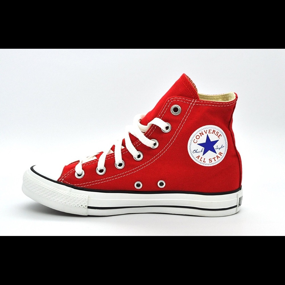Red High Top Converse